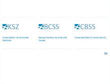 Tablet Screenshot of bcss.fgov.be