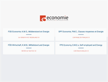 Tablet Screenshot of economie.fgov.be